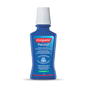 Colgate Peroxyl Mouth Sore Rinse - Mild Mint - 16.9 fl oz